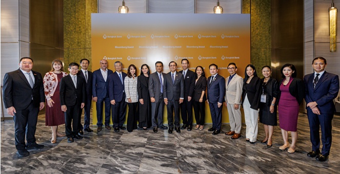 ธนาคารกรุงเทพ หนุนเปิดวงสนทนา “Bloomberg Invest Bangkok: Growth in an Age of Turbulence” เชื่อมผู้นำธุรกิจ พลิกความผันผวนสู่โอกาสลงทุน ขับเคลื่อนเศรษฐกิจอาเซียนโตแกร่ง