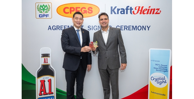 CPFGS จับมือ Kraft Heinz ขยายพอร์ตอาหาร-เครื่องดื่ม เปิดตลาดไทย ก่อนต่อยอดสู่เอเชีย