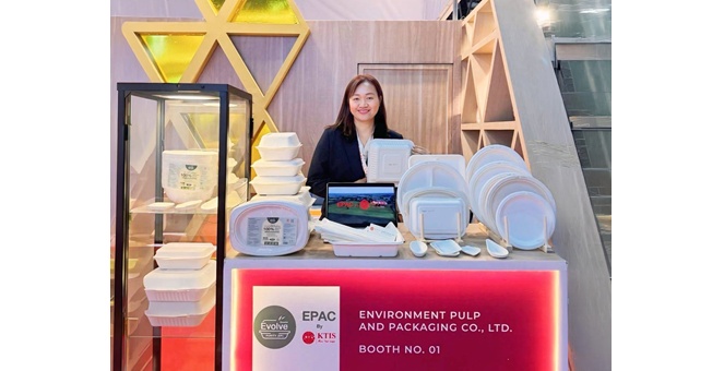 บรรจุภัณฑ์ชานอ้อย 100% แบรนด์ “อ้อยพลัส” (Evolve Purity) บุกงาน Anuga อินเดีย