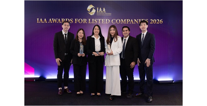 GPSC คว้า 3 รางวัล Outstanding CEO, CFO และ Best IR จากเวที IAA Awards 2026 ตอกย้ำความเชื่อมั่นตลาดทุน