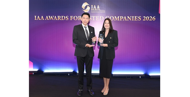 มิสเตอร์. ดี.ไอ.วาย. ตอกย้ำความเชื่อมั่นจากตลาดทุน คว้า 2 รางวัลจากเวที IAA Awards for Listed Companies 2026