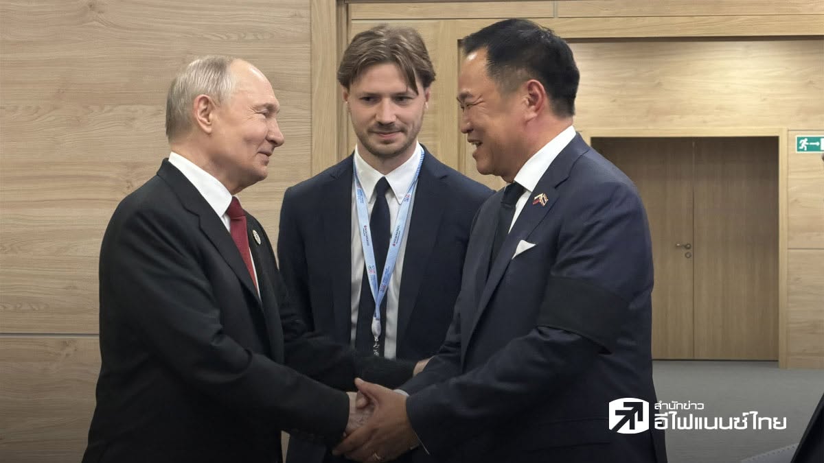 “อนุทิน” จับมือ “ปูติน” ปักธงปั๊มมูลค่าการค้า 1.5 พันล้านดอลล์ เร่งเครื่องดีล FTA ไทย-ยูเรเซีย