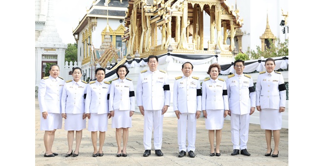 ออมสิน ร่วมผลัดเวรเฝ้าฯ ในพระพิธีธรรมสวดพระอภิธรรมพระศพ สมเด็จพระเจ้าลูกเธอ เจ้าฟ้าพัชรกิติยาภา นเรนทิราเทพยวดี กรมหลวงราชสาริณีสิริพัชร มหาวัชรราชธิดา