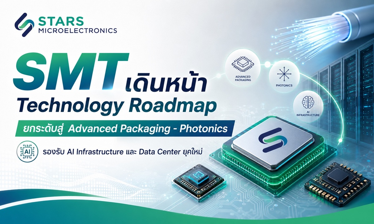 SMT เดินหน้า Technology Roadmap ยกระดับสู่ Advanced Packaging - Photonics รองรับ AI Infrastructure และ Data Center ยุคใหม่