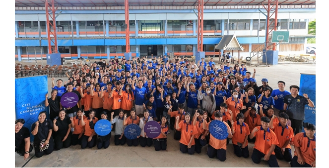 `ซิตี้แบงก์ ประเทศไทย` เดินหน้าสร้างภูมิคุ้มกันทางการเงินแก่เยาวชนในกิจกรรม “วันชุมชนซิตี้ ปีที่ 21” ระดมทีมพนักงานจิตอาสาส่งต่อ Financial Literacy