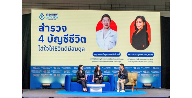 กรุงเทพประกันชีวิต กระตุกต่อมคิด ชวนสำรวจ 4 บัญชีชีวิต เพื่อออกแบบชีวิตระยะยาว