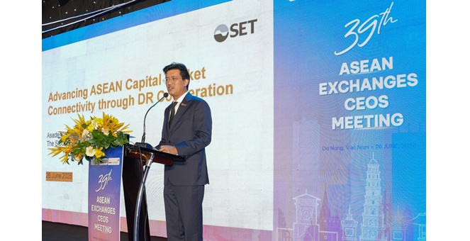ตลาดหลักทรัพย์ฯ ร่วมเวที ASEAN Exchanges CEOs Meeting ครั้งที่ 39 ที่เวียดนาม ชูความร่วมมือ DR เชื่อมตลาดทุนภูมิภาค