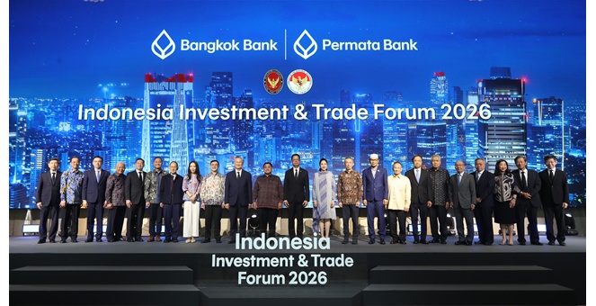 ธนาคารกรุงเทพและธนาคารเพอร์มาตา เปิดเวที Indonesia Investment & Trade Forum 2026 หนุนธุรกิจไทยบุกตลาดอินโดนีเซีย พร้อมเจาะลึกโอกาสทองลงทุนในอุตสาหกรรมเด่น