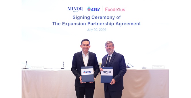 OR ผนึกกำลัง Minor Food ขยาย 4 แบรนด์ร้านอาหารใน PTT Station ทั่วประเทศ ตั้งเป้ากว่า 150 สาขาภายในปี 2573