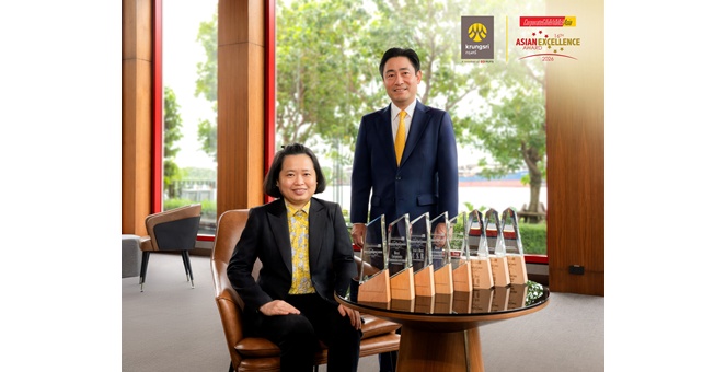 กรุงศรีคว้า 8 รางวัลอันทรงเกียรติจากเวที Asian Excellence Awards 2026