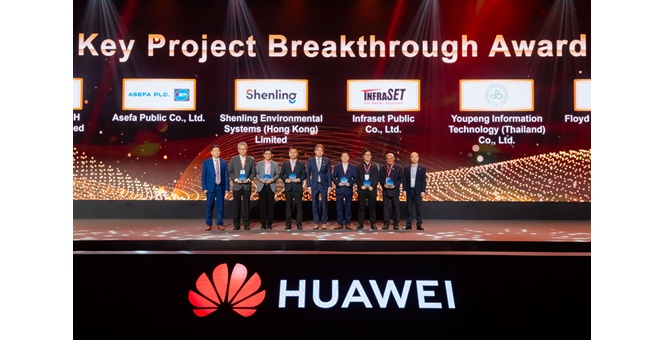 INSET คว้ารางวัล “Key Project Breakthrough Award” จาก Huawei