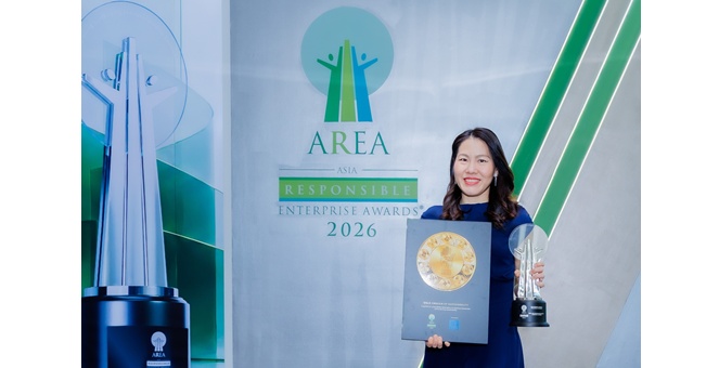 ไทยประกันชีวิต คว้ารางวัลด้านความยั่งยืนระดับภูมิภาค Asia Responsible Enterprise Awards (AREA) 2026 พร้อมตราสัญลักษณ์แห่งความยั่งยืนระดับ Gold แห่งเดียวในเอเชีย