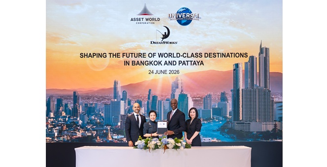 AWC จับมือ Universal Destinations & Experiences เตรียมสร้างสรรค์ประสบการณ์ระดับโลกใหม่ 2 แห่ง ใน 2 จุดหมายปลายทางการท่องเที่ยวของไทย