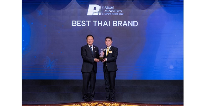 Kitchen Joy และ FIVE STAR จากซีพีเอฟ คว้ารางวัล PM’s Export Award ประเภทแบรนด์ไทยยอดเยี่ยม ตอกย้ำศักยภาพอาหารไทยสู่ตลาดโลก