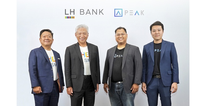 LH Bank จับมือ บริษัท PEAK โปรแกรมบัญชีออนไลน์ เชื่อมโซลูชันการเงินและแพลตฟอร์มบัญชีออนไลน์ ยกระดับ SME