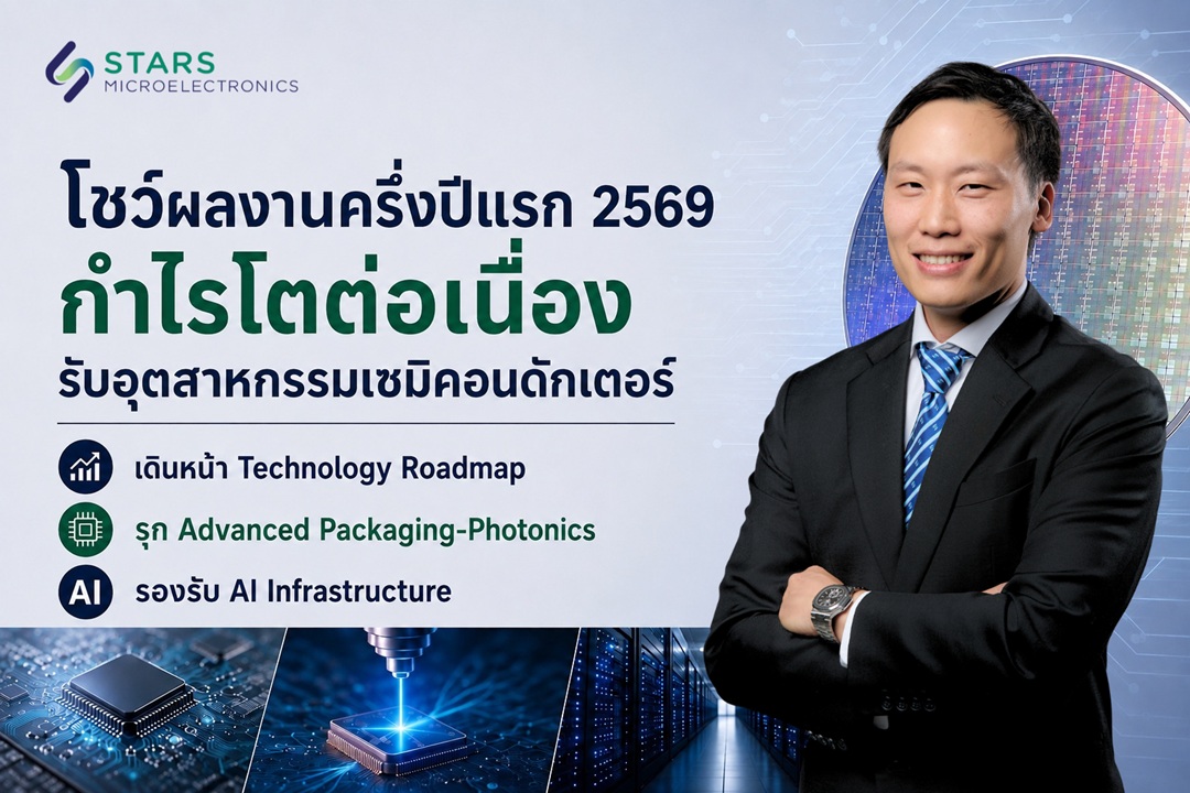 SMT โชว์ผลงานครึ่งปีแรก 2569 โตต่อเนื่อง หลังพลิกกำไรตั้งแต่ไตรมาส 1