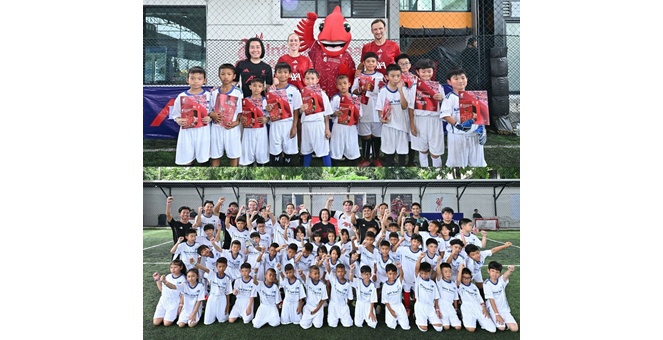 กรุงไทย-แอกซ่า ประกันชีวิต จัดกิจกรรม LFC KOP Run Football Clinic พาเยาวชนฝึกทักษะฟุตบอลกับตำนานนักเตะ ซามี ฮูเปีย และ นาตาชา ดาวี