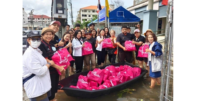 ออมสิน ลุยพื้นที่ช่วยผู้ประสบภัยต่อเนื่อง เพิ่มจุดส่งมอบอาหาร น้ำดื่ม สิ่งของจำเป็นใช้ยังชีพ