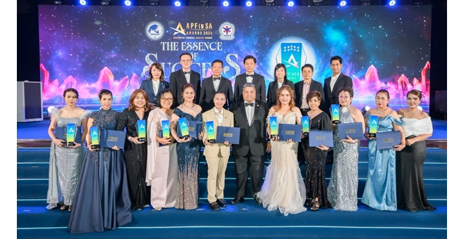 ที่ปรึกษาประกันชีวิต OCEAN LIFE ไทยสมุทรประกันชีวิต คว้ารางวัลคุณวุฒิ APFinSA Awards 2026