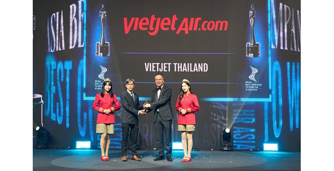 เวียตเจ็ทไทยแลนด์ คว้ารางวัล “Best Companies to Work for in Asia 2026” 2 ปีซ้อน